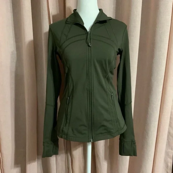 Lululemon Dark Green Nulu Jacket, - Picture 3 of 6